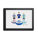 Leicester Football Club gift - Tiny Men Big Balls Poster