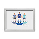 Leicester Football Club gift - Tiny Men Big Balls Poster