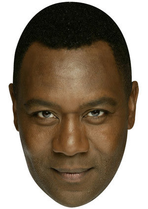 Lenny Henry Celebrity Face Mask Fancy Dress Cardboard Costume Mask