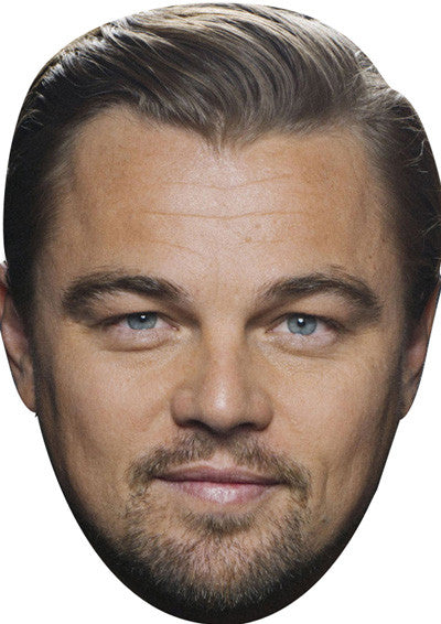 Leonardo Di Caprio 2016 MINT Celebrity Face Mask Fancy Dress Cardboard Costume Mask – personalised card product image 1