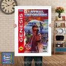 Lethal Enforcers - Sega Megadrive Inspired Retro Gaming Poster A4 A3 A2 Or A1