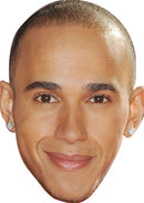 Lewis Hamilton FORMULA 1 Celebrity Face Mask Fancy Dress Cardboard Costume Mask