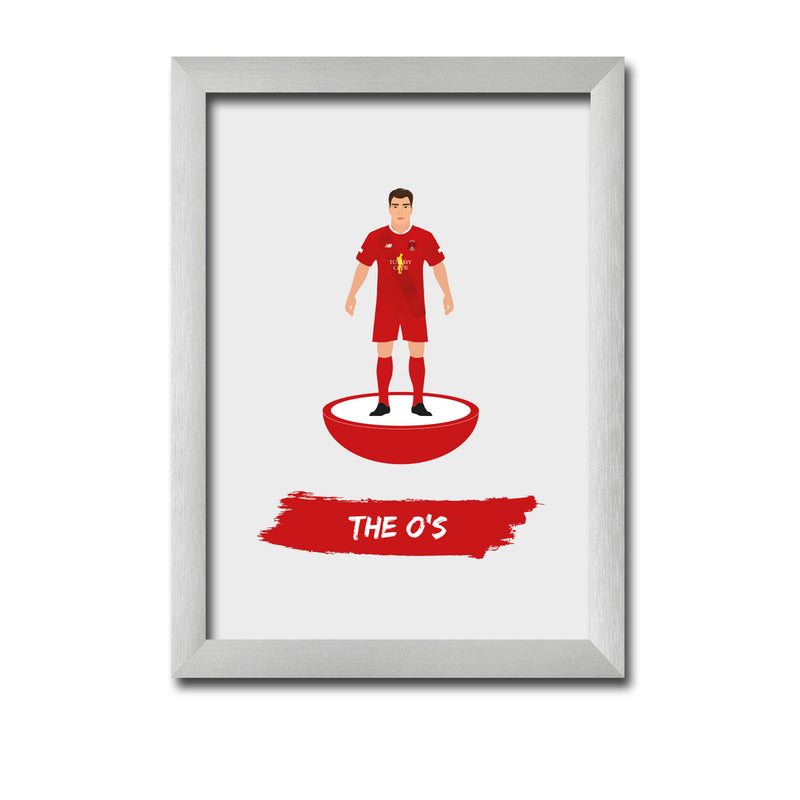 Leyton Orient Football Club gift - The O's - Tiny Men Big Balls Poster