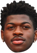 Lil Nas X 2020 Music Dress Cardboard Celebrity Party Face Mask