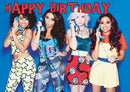Little Mix Phones Music Style Kids Adult FUNNY Birthday Card