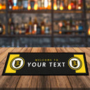 Personalized Livingston Bar Mat - Home Bar Runner