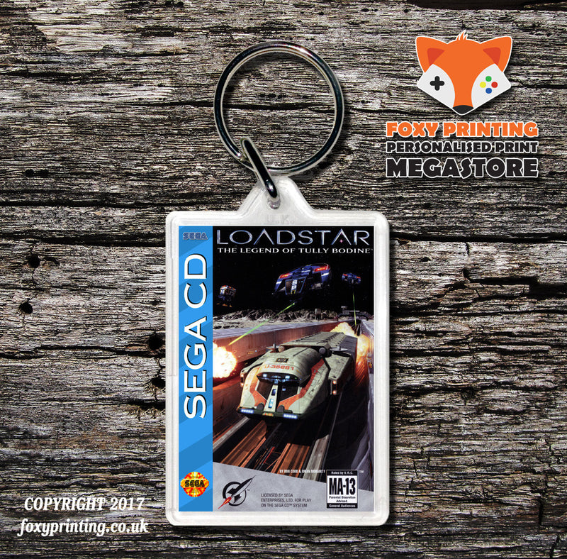 Loadstar Game Inspired Retro Gaming Keyring