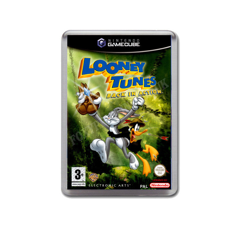 Looney Tunes Back In Action Style Inspired Game Gamecube Retro Video Gaming Magnet
