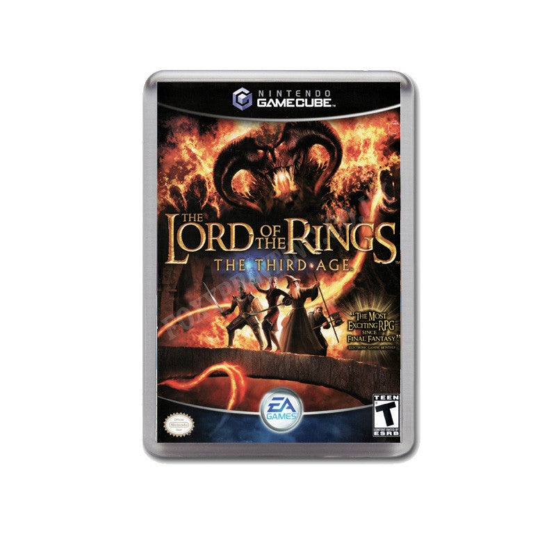 Lord Of The Rings The Third Age Style Inspired Game Gamecube Retro Video Gaming Magnet
