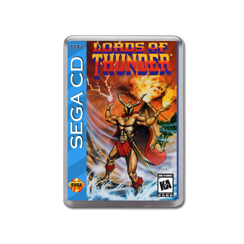 Lords Of Thunder Sega Mega CD Game Inspired Retro Gaming Magnet