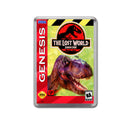 Lost World Jurassic Park Game Style Inspired Sega Megadrive Retro Video Gaming Magnet