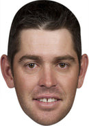 Louis Oosthuizen GOLF 2018 Celebrity Face Mask Fancy Dress Cardboard Costume Mask