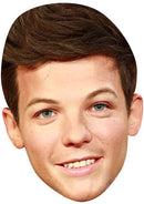 Louis Tomlinson Waxwork Celebrity Face Mask Fancy Dress Cardboard Costume Mask