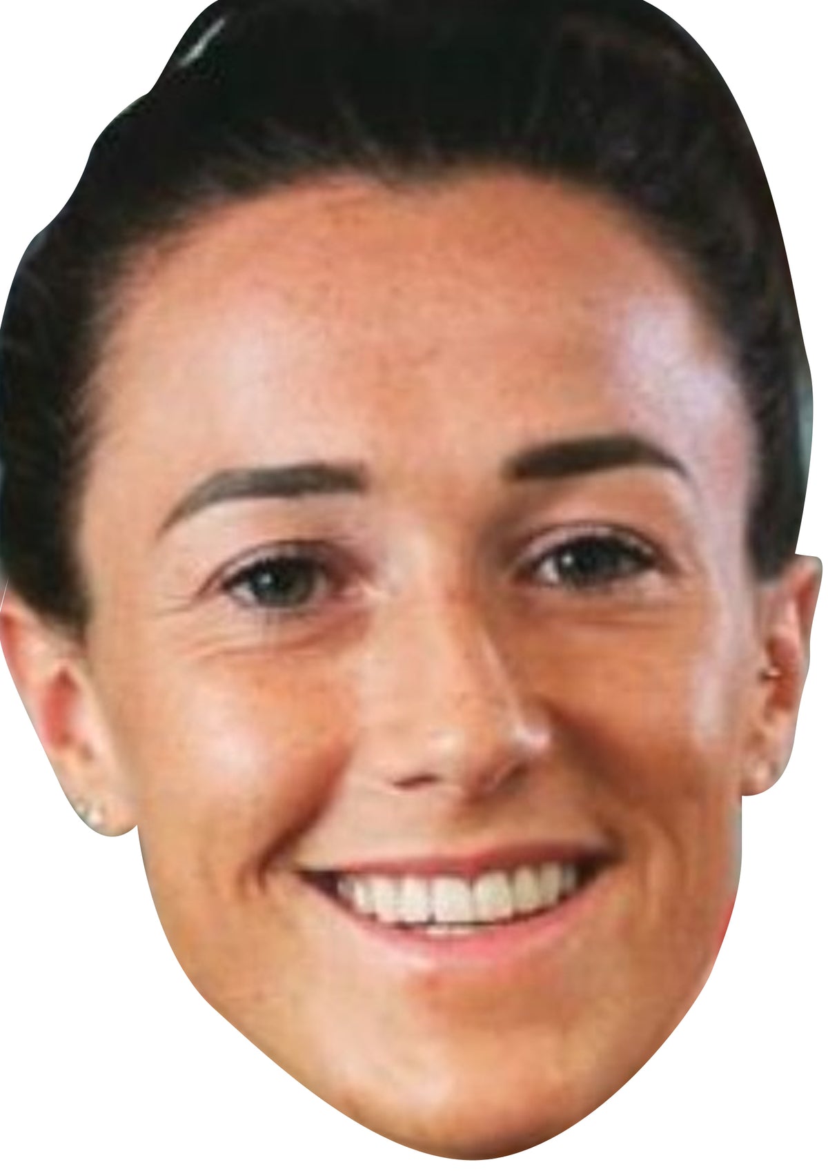 Lucy Bronze Face Mask – Fancy Dress Cardboard Costume Mask – Lucy Bronze Face Mask