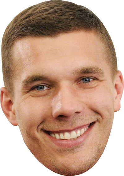 Lukas Podolski Face Mask – Fancy Dress Cardboard Costume Mask