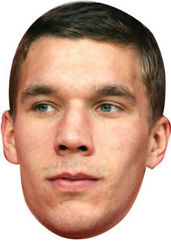 Lukas Podolski Arsenal Football FOOTBALL 2018 Celebrity Face Mask Fancy Dress Cardboard Costume Mask