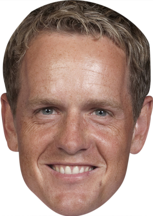 Luke Donald 2 GOLF 2018 Celebrity Face Mask Fancy Dress Cardboard Costume Mask