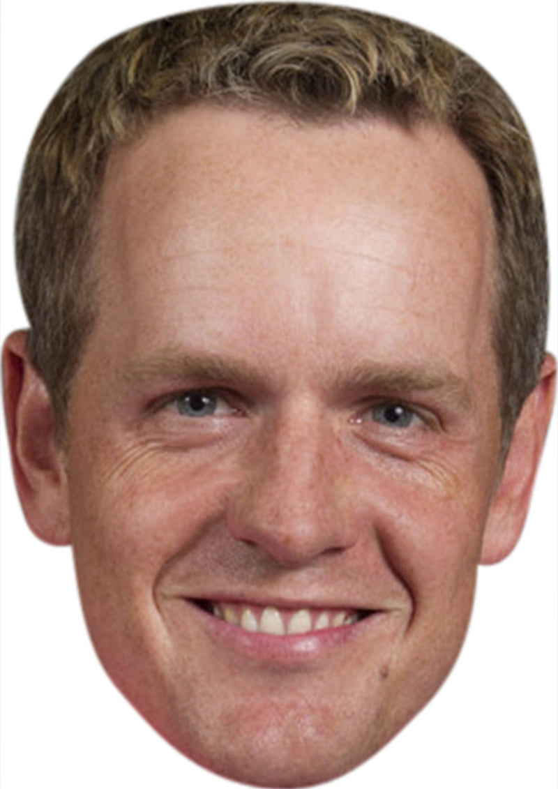 Luke Donald GOLF 2018 Celebrity Face Mask Fancy Dress Cardboard Costume Mask