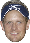 Luke Donald GOLF 2018 Celebrity Face Mask Fancy Dress Cardboard Costume Mask