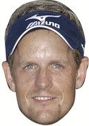 Luke Donald Golf Face Masks GOLF 2018 Celebrity Face Mask Fancy Dress Cardboard Costume Mask