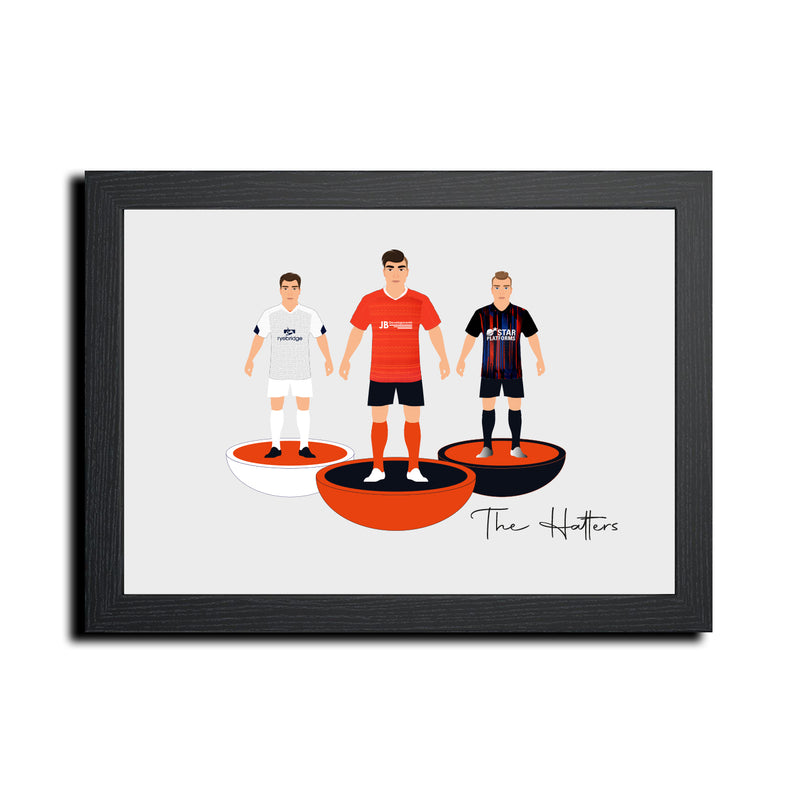 Luton Football Club gift - Tiny Men Big Balls Poster