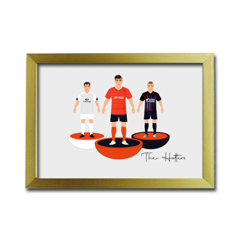 Luton Football Club gift - Tiny Men Big Balls Poster