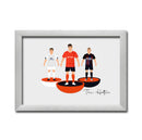Luton Football Club gift - Tiny Men Big Balls Poster