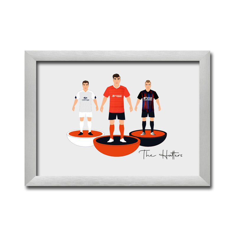 Luton Football Club gift - Tiny Men Big Balls Poster