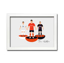 Luton Football Club gift - Tiny Men Big Balls Poster