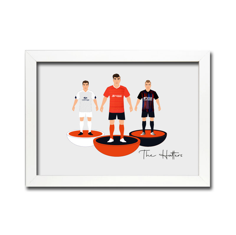 Luton Football Club gift - Tiny Men Big Balls Poster