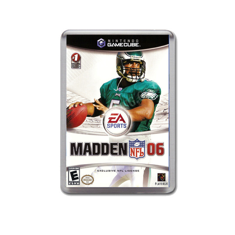 Madden 06 Style Inspired Game Gamecube Retro Video Gaming Magnet