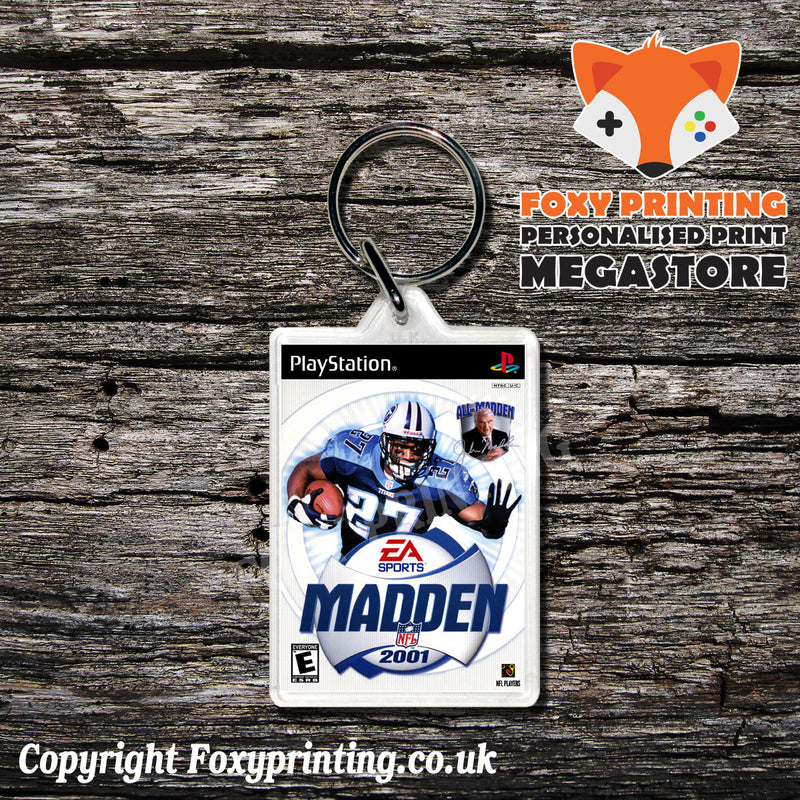 Madden Nfl 2001 - PS1 Playstation 1 Game Inspired Retro Gaming Magnet