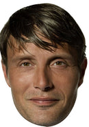 Mads Mikkelsen 2016 Celebrity Face Mask Fancy Dress Cardboard Costume Mask