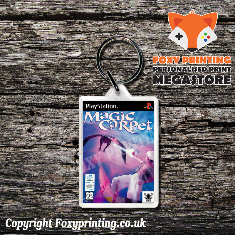 Magic Carpet - PS1 Playstation 1 Game Inspired Retro Gaming Magnet