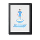 Man City Football Club gift - The Citizens - Tiny Men Big Balls Poster