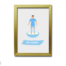 Man City Football Club gift - The Citizens - Tiny Men Big Balls Poster