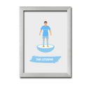 Man City Football Club gift - The Citizens - Tiny Men Big Balls Poster