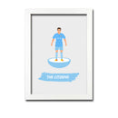 Man City Football Club gift - The Citizens - Tiny Men Big Balls Poster