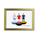 Man Utd Football Club gift - Tiny Men Big Balls Poster