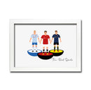 Man Utd Football Club gift - Tiny Men Big Balls Poster