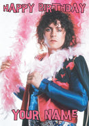 Mark Bolan Music Style Kids Adult FUNNY Birthday Card