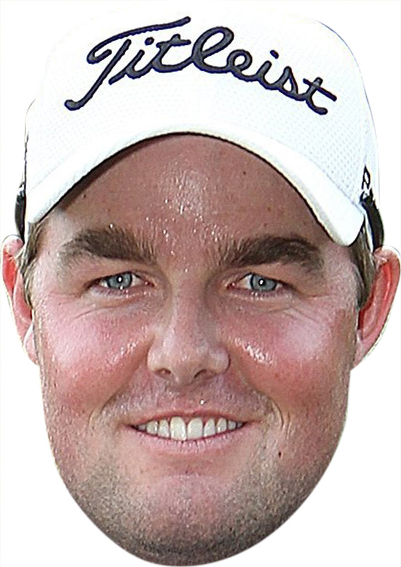 Marc Leishman GOLF 2018 Celebrity Face Mask Fancy Dress Cardboard Costume Mask