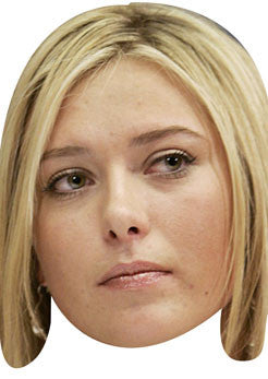 Maria Sharapova TENNIS Celebrity Face Mask Fancy Dress Cardboard Costume Mask
