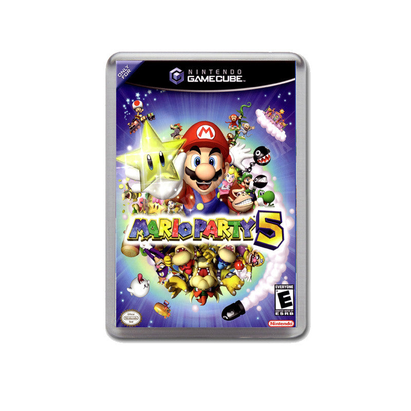 Mario Party 5 Style Inspired Game Gamecube Retro Video Gaming Magnet