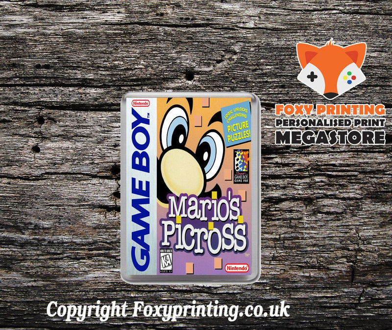 Mario's Picross 2 Retro Gaming Magnet