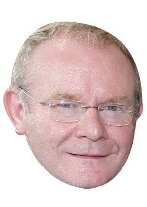 Martin Mcguiness Celebrity Face Mask Fancy Dress Cardboard Costume Mask