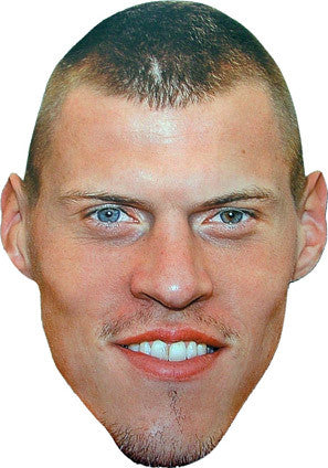 Martin Skirtel Celebrity Face Mask Fancy Dress Cardboard Costume Mask