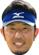 Masanori Kobayashi GOLF 2018 Celebrity Face Mask Fancy Dress Cardboard Costume Mask