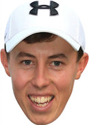 Matt Fitzpatrick Golf Celebrity Face Mask Fancy Dress Cardboard Costume Mask Party Face Mask