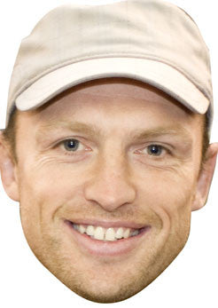 Matt Dawson Rugby Celebrity Face Mask Fancy Dress Cardboard Costume Mask